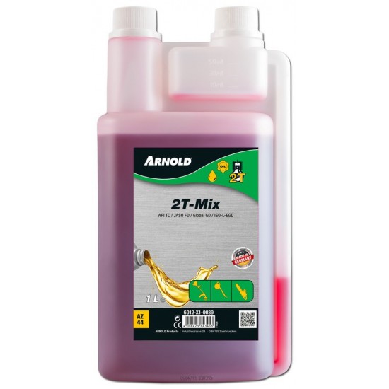 Μixing oil for two strokes 2T 1L  with dispenser Lubricants-Technical sprays-Canister
