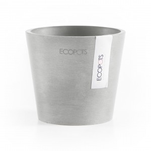 Amsterdam Mini small pot 10 White Grey