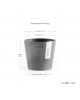 Amsterdam Mini small pot 10 Grey Small pot amsterdam mini Amsterdam Mini small pot 10 Grey Small pot amsterdam mini