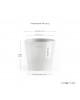 Amsterdam Mini small pot 10 Pure White Small pot amsterdam mini Amsterdam Mini small pot 10 Pure White Small pot amsterdam mini