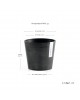 Amsterdam Mini small pot 13 Dark Grey Small pot amsterdam mini Amsterdam Mini small pot 13 Dark Grey Small pot amsterdam mini