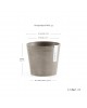 Amsterdam Mini small pot 13 Taupe Small pot amsterdam mini Amsterdam Mini small pot 13 Taupe Small pot amsterdam mini