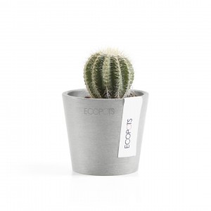 Amsterdam Mini small pot 8 White Grey