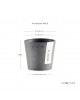 Amsterdam Mini small pot 8 Grey Small pot amsterdam mini Amsterdam Mini small pot 8 Grey Small pot amsterdam mini
