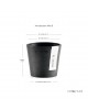 Amsterdam Mini small pot 8 Dark Grey Small pot amsterdam mini Amsterdam Mini small pot 8 Dark Grey Small pot amsterdam mini