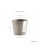 Amsterdam Mini small pot 8 Taupe Small pot amsterdam mini Amsterdam Mini small pot 8 Taupe Small pot amsterdam mini