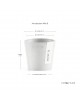 Amsterdam Mini small pot 8 Pure White Small pot amsterdam mini Amsterdam Mini small pot 8 Pure White Small pot amsterdam mini