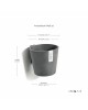 Hanging pot Amsterdam Wall Grey Amsterdam wall pot