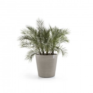 Amsterdam Wheels round pot 80 Taupe
