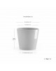 Amsterdam round pot 20 White Grey Amsterdam pot Amsterdam round pot 20 White Grey Amsterdam pot