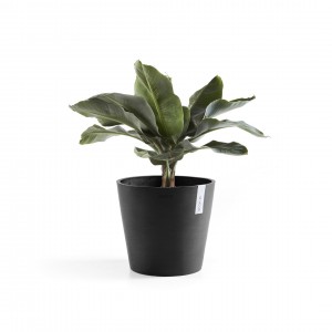 Γλάστρα στρογγυλή Amsterdam 25 Dark Grey