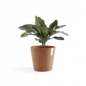 Γλάστρα στρογγυλή Amsterdam 25 Terracotta