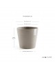 Amsterdam round pot 30 Taupe Amsterdam pot Amsterdam round pot 30 Taupe Amsterdam pot