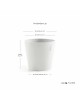 Γλάστρα στρογγυλή Amsterdam 30 Pure White Γλάστρα amsterdam Γλάστρα στρογγυλή Amsterdam 30 Pure White Γλάστρα amsterdam
