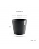 Amsterdam round pot 40 Dark Grey Amsterdam pot Amsterdam round pot 40 Dark Grey Amsterdam pot