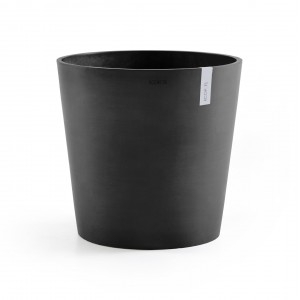 Γλάστρα στρογγυλή Amsterdam 50 Dark Grey