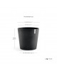 Amsterdam round pot 50 Dark Grey Amsterdam pot Amsterdam round pot 50 Dark Grey Amsterdam pot