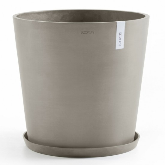 Amsterdam round pot 50 Taupe Amsterdam pot 