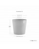 Amsterdam round pot 60 Taupe Amsterdam pot Amsterdam round pot 60 Taupe Amsterdam pot