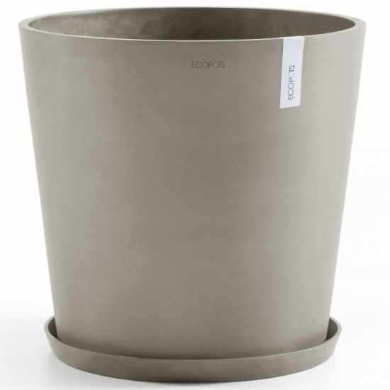 Amsterdam round pot 60 Taupe Amsterdam pot 