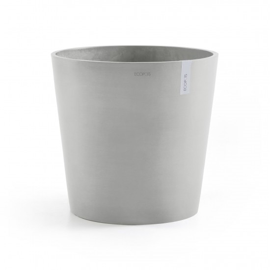 Amsterdam round pot 60 White Grey Amsterdam pot Amsterdam round pot 60 White Grey Amsterdam pot