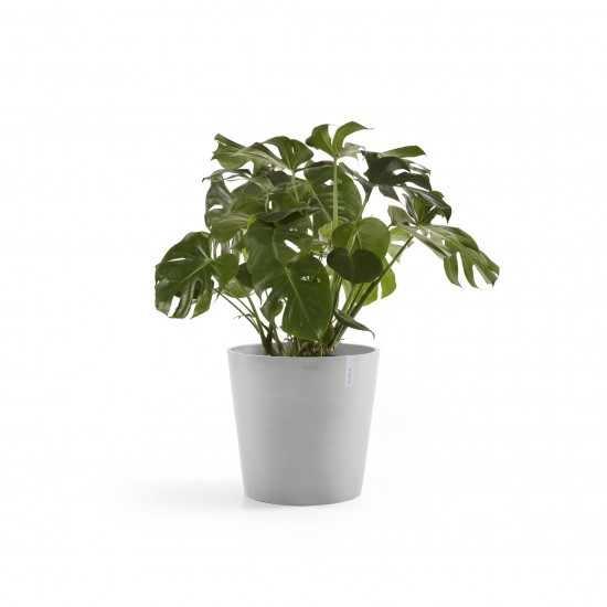 Amsterdam round pot 60 White Grey Amsterdam pot Amsterdam round pot 60 White Grey Amsterdam pot