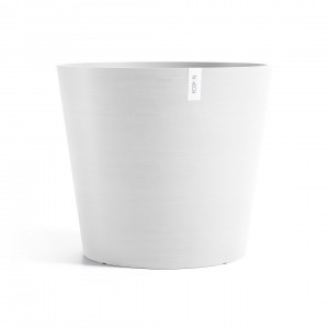 Amsterdam round pot 70 Pure White
