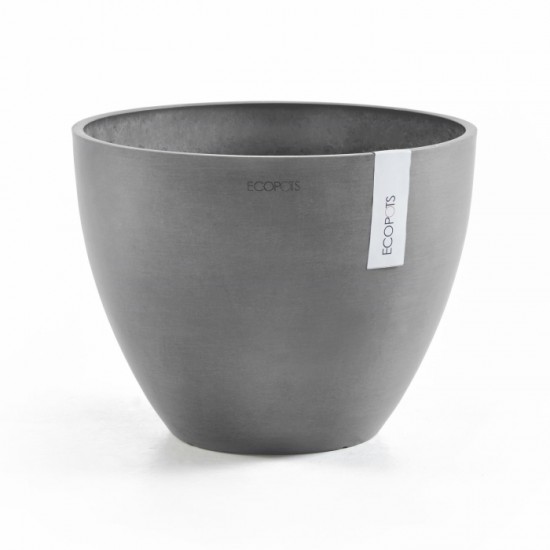 Antwerp oval pot 40 Grey Antwerp pot 