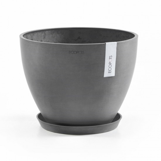 Antwerp oval pot 40 Grey Antwerp pot 