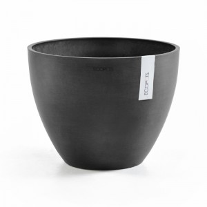 Antwerp oval pot 40 Dark Grey