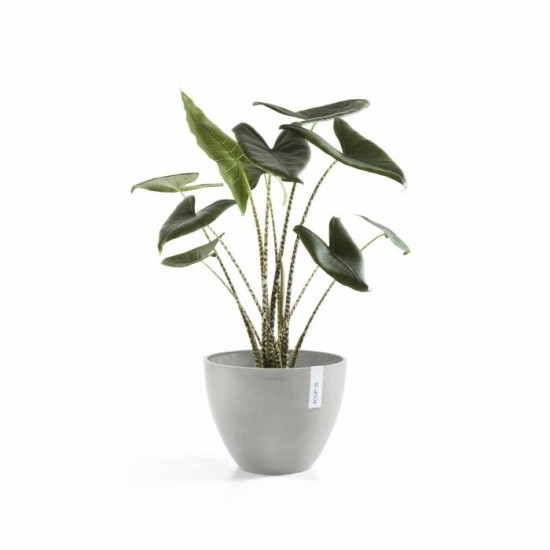 Antwerp oval pot 40 White Grey Antwerp pot 