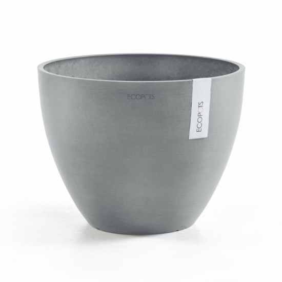 Antwerp oval pot 40 Blue Grey Antwerp pot 