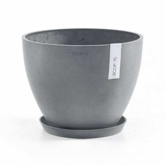 Antwerp oval pot 40 Blue Grey Antwerp pot 