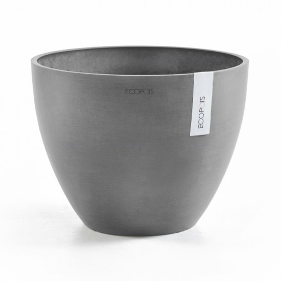 Antwerp oval pot 50 Grey Antwerp pot 