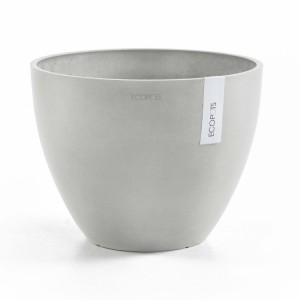Antwerp oval pot 50 White Grey