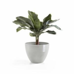 Antwerp oval pot 50 White Grey