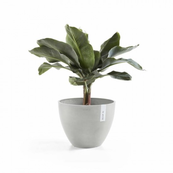 Antwerp oval pot 50 White Grey Antwerp pot 