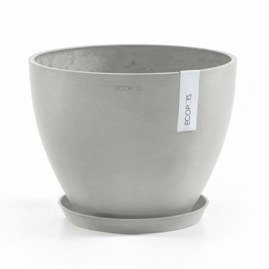 Antwerp oval pot 50 White Grey Antwerp pot 