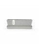 Rectangular planter Bruges Mini 25 White Grey with saucer Renctangular bruges mini