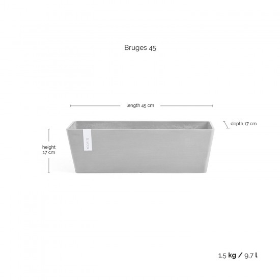 Rectangular planter Bruges 45 Terracotta Renctangular bruges Rectangular planter Bruges 45 Terracotta Renctangular bruges