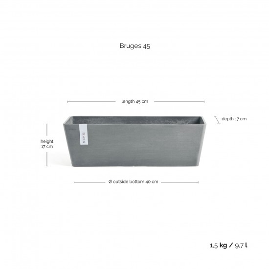 Ζαρντινιέρα Bruges 45 Blue Grey Ζαρντινιέρες bruges Ζαρντινιέρα Bruges 45 Blue Grey Ζαρντινιέρες bruges
