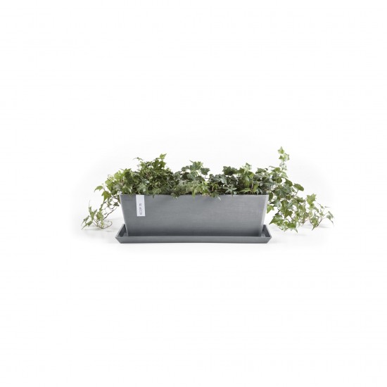 Rectangular planter Bruges 55 Blue Grey Renctangular bruges Rectangular planter Bruges 55 Blue Grey Renctangular bruges
