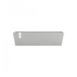 Rectangular planter Bruges 65 White Grey