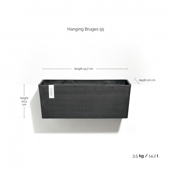 Hanging planter Bruges Dark Grey Hanging bruges Hanging planter Bruges Dark Grey Hanging bruges