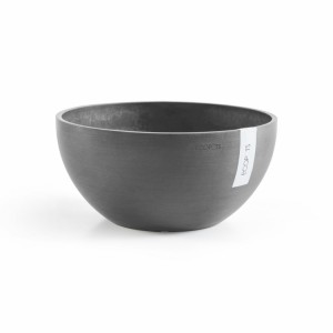 Round bowl pot Brussels 25 Grey