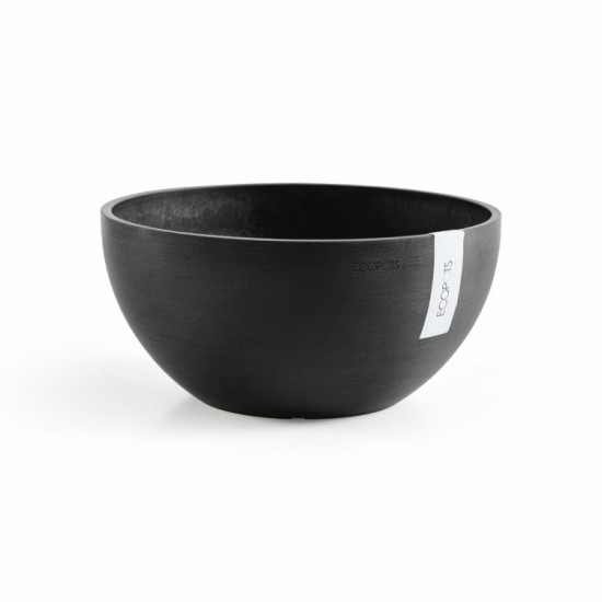 Round bowl pot Brussels 25 Dark Grey Brussels pot 