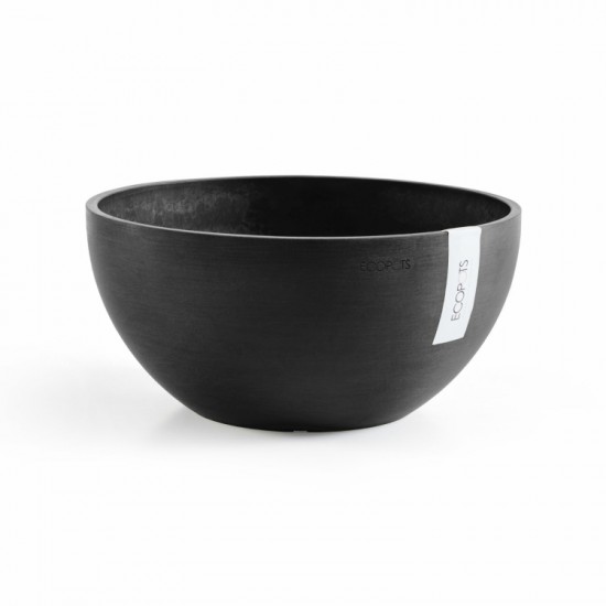 Round bowl pot Brussels 30 Dark Grey Brussels pot 