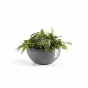 Round bowl pot Brussels 30 Grey