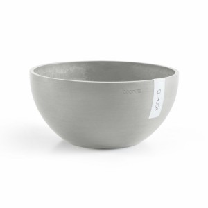 Round bowl pot Brussels 30 White Grey