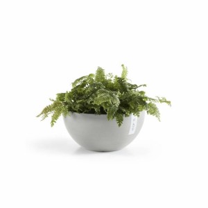 Round bowl pot Brussels 30 White Grey